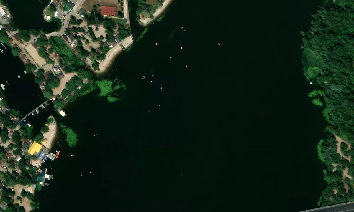 Satelite image of Desenka (Chortoryi) River