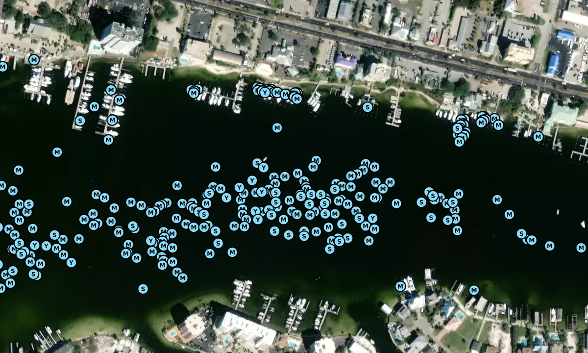 Satelite image of Destin Harbor - 2