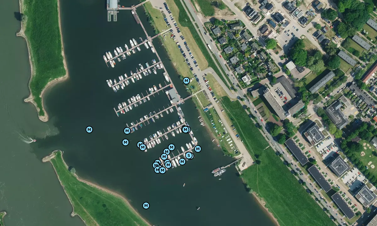 Satelite image of Deventer Yacht Harbour