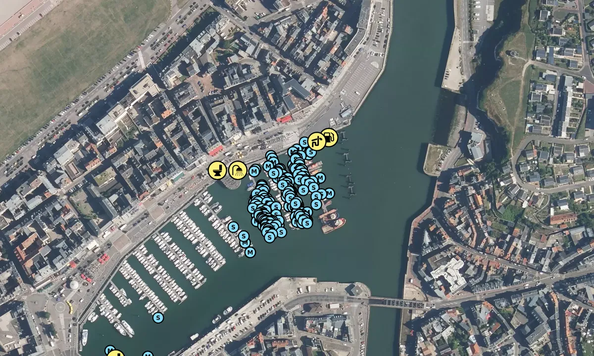 Satelite image of Dieppe
