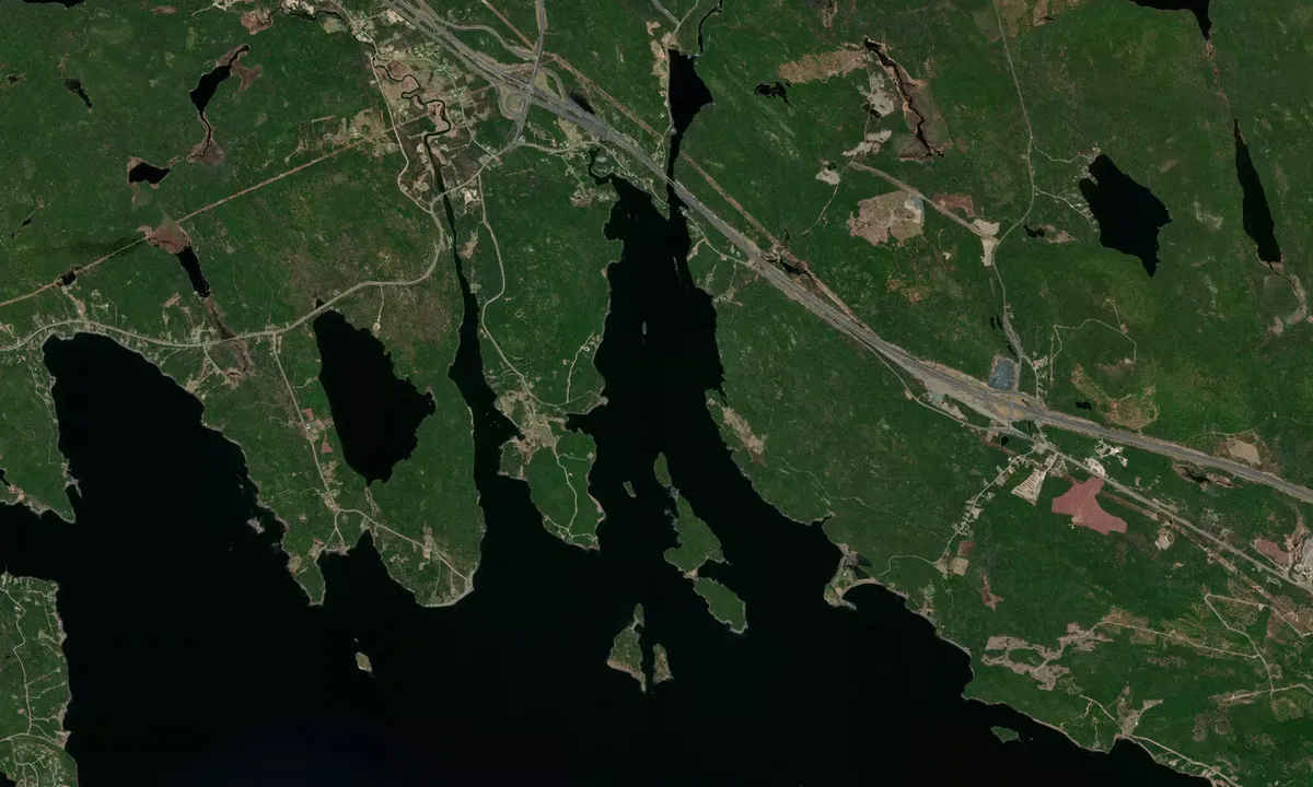Flyfoto av Digdeguash Harbor