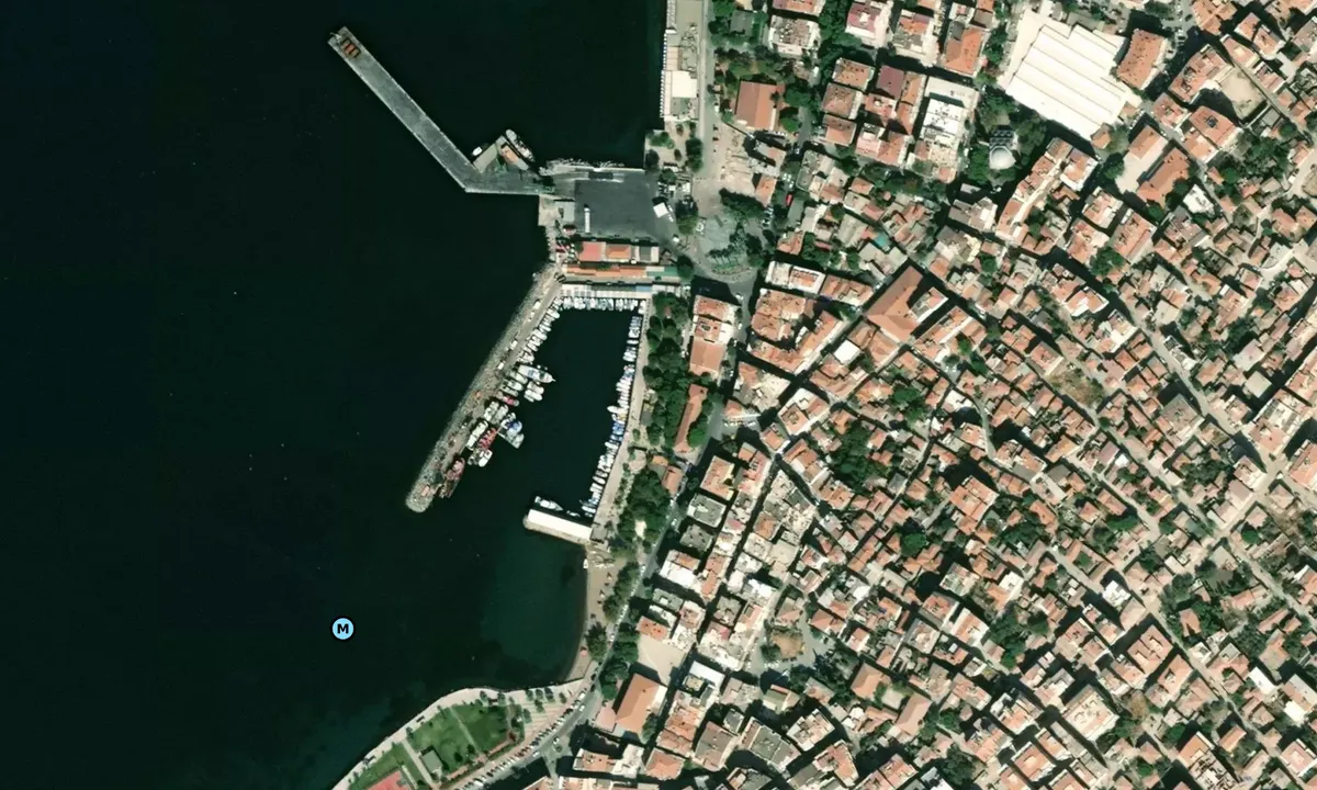 Satelite image of Dikili Limani