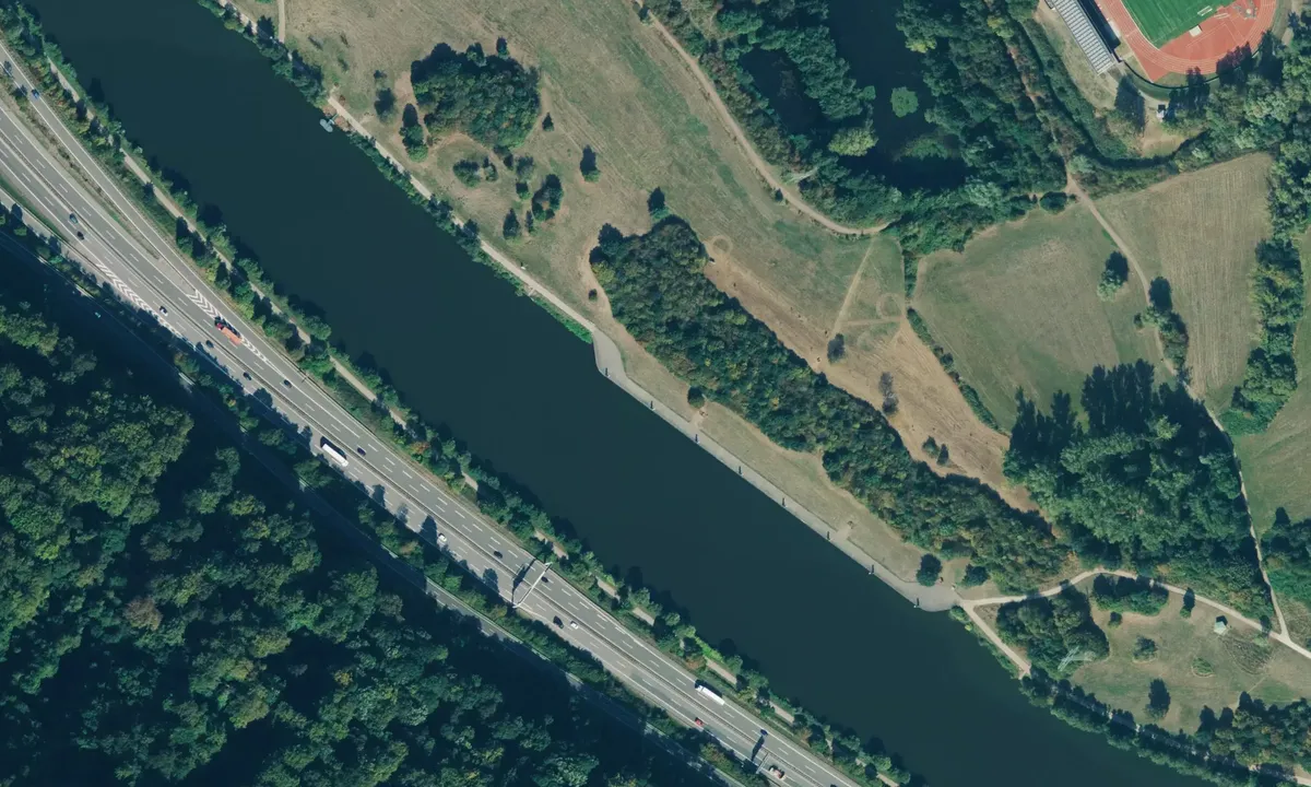 Satelite image of Dillingen Quay