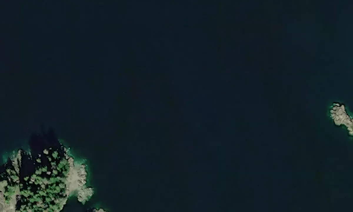 Satelite image of Divide Island