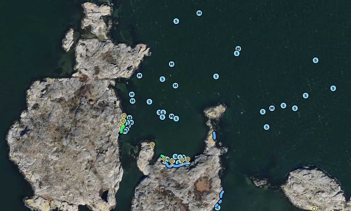 Satelite image of Djupsundsholmarna