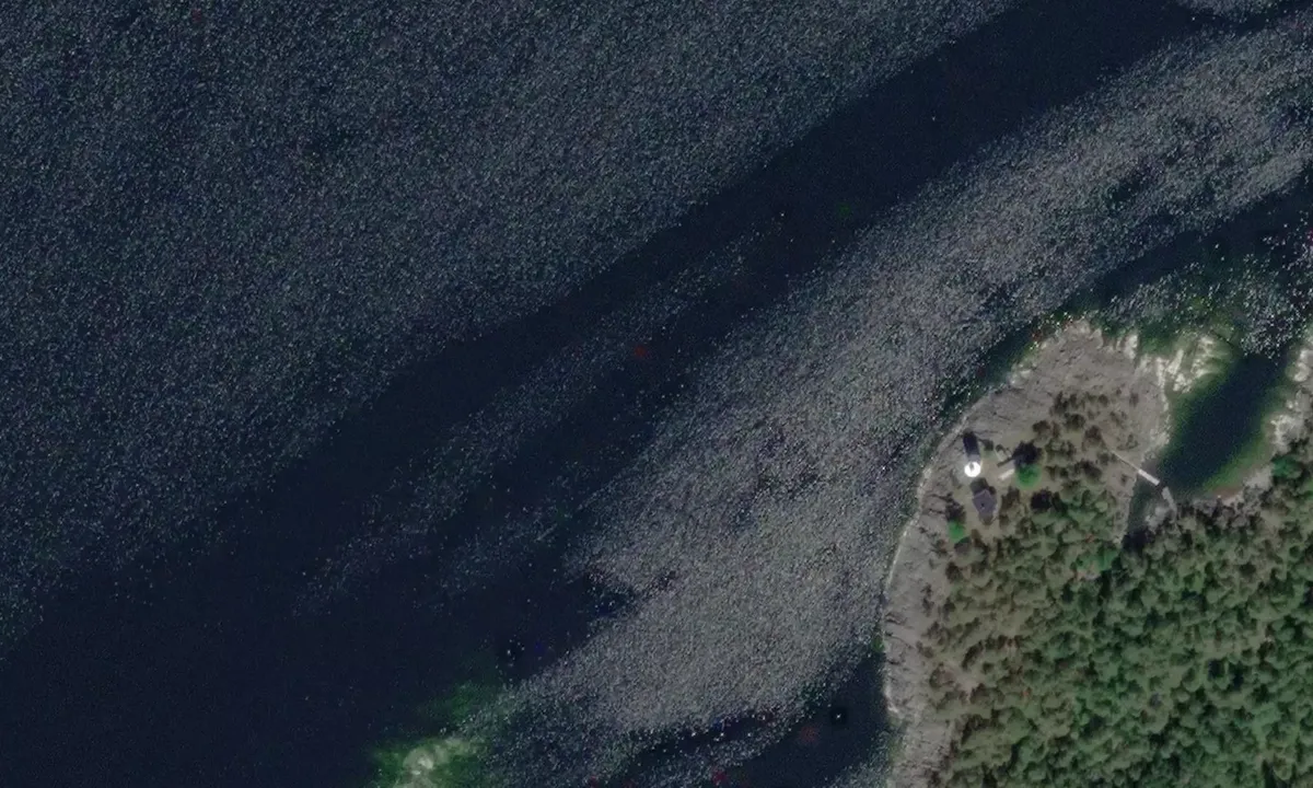 Satelite image of Djurö - Malbergshamn