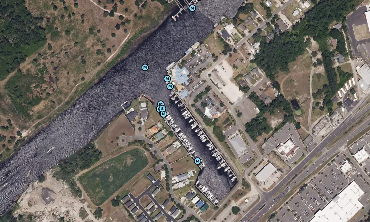 Satelite image of Dock Holidays Marina