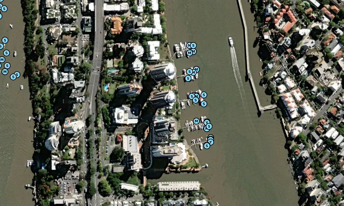Satelite image of Dockside Marina 1