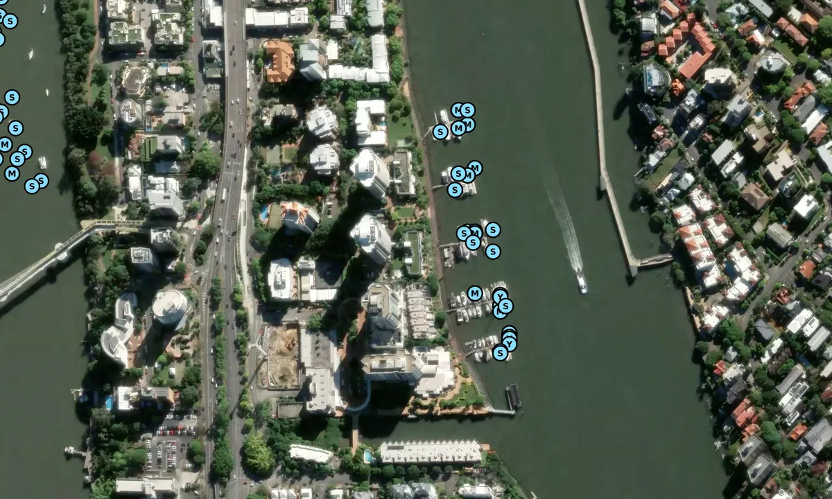 Satelite image of Dockside Marina 1