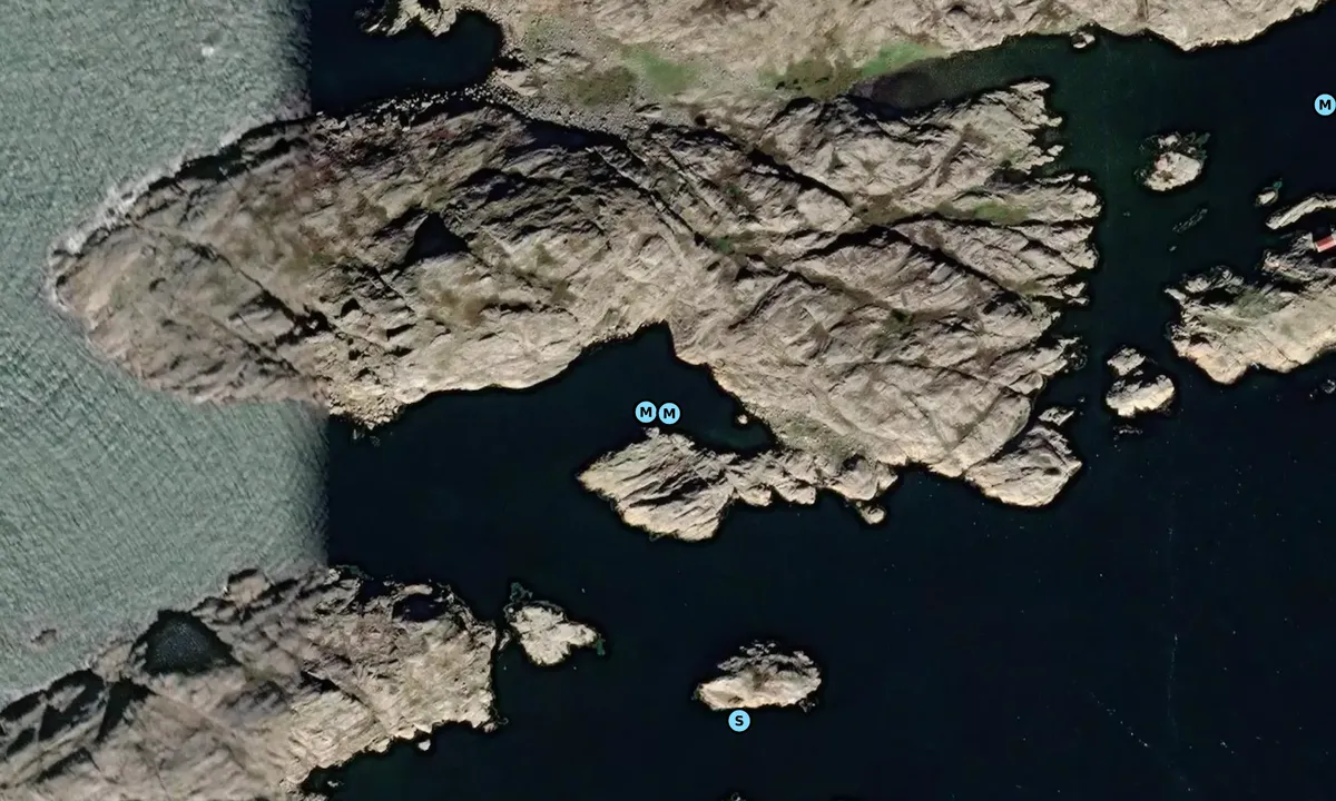 Satelite image of Dödingehålet - Toftö