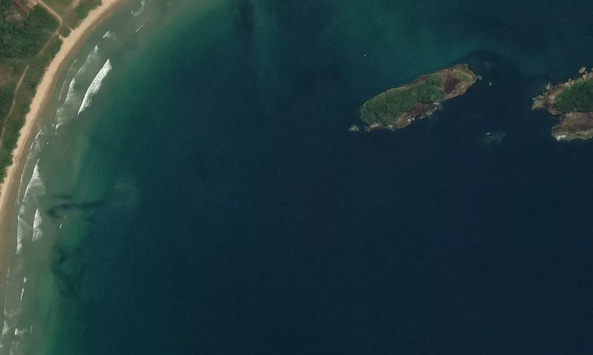 Satelite image of Dois Rios