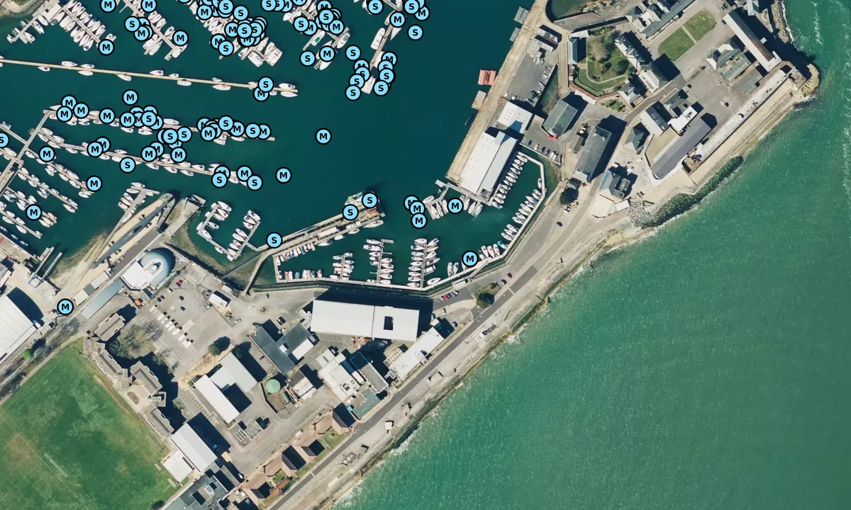 Satelite image of Dolphin Boat Pool