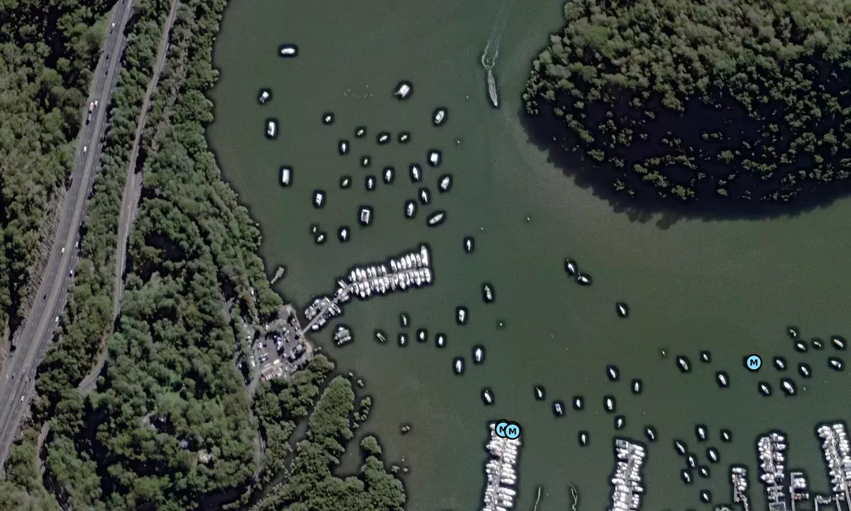 Satelite image of Dolphin Boatshed Marina