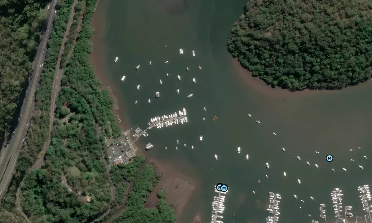 Satelite image of Dolphin Boatshed Marina