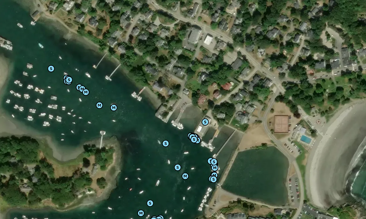 Satelite image of Donnell's Marina