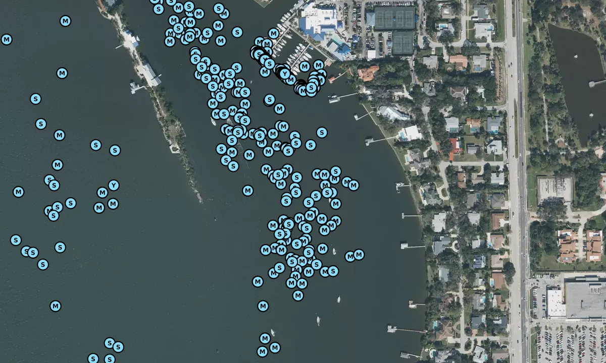 Satelite image of Dragon Point