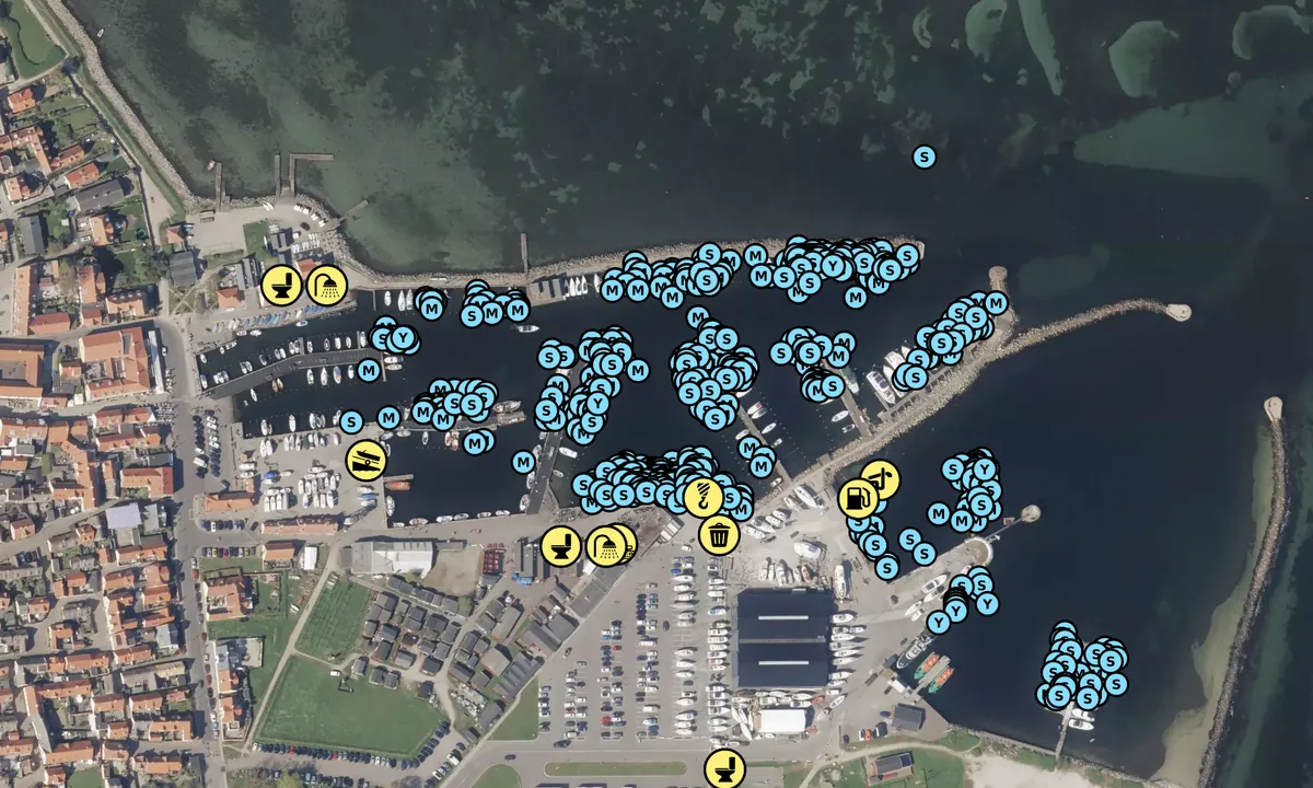 Satelite image of Dragør Havn