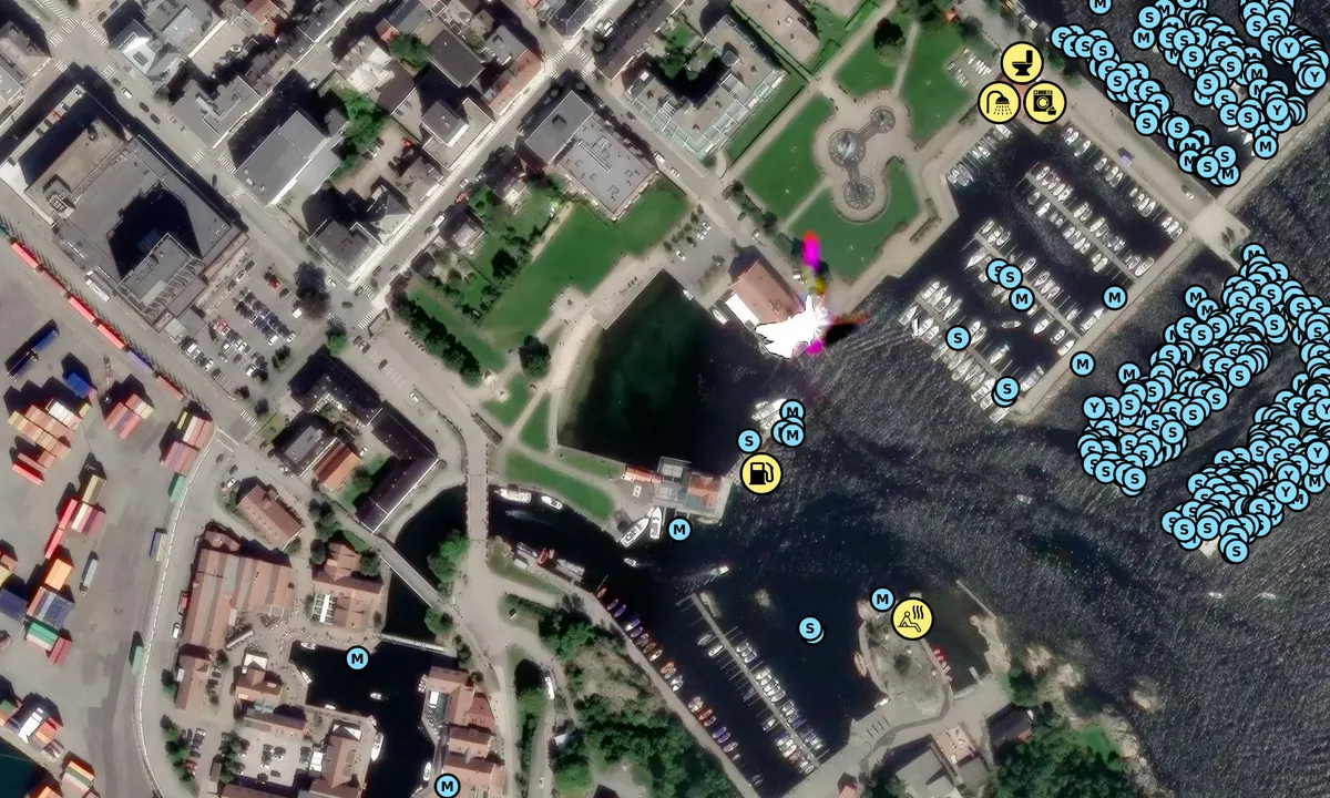 Satelite image of Drivstoff - Hartmanns Marina