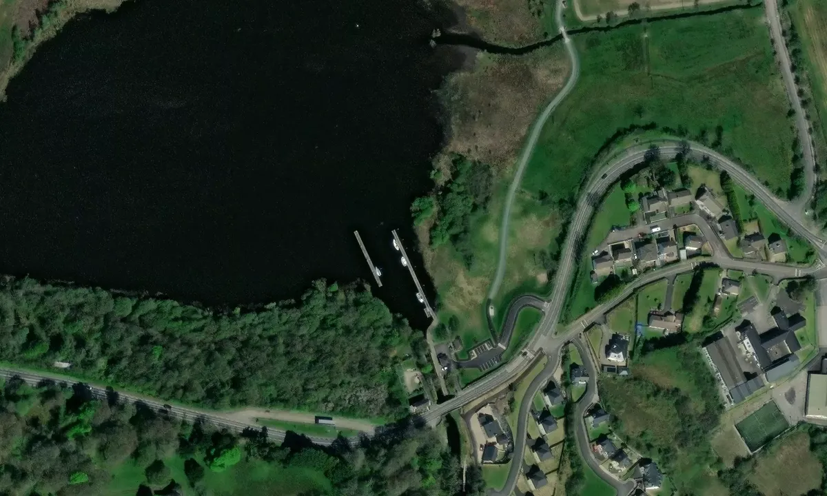 Satelite image of Drumshambo (Public)