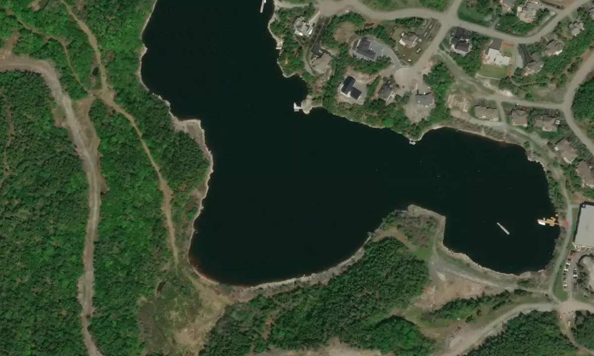 Satelite image of Drury Cove
