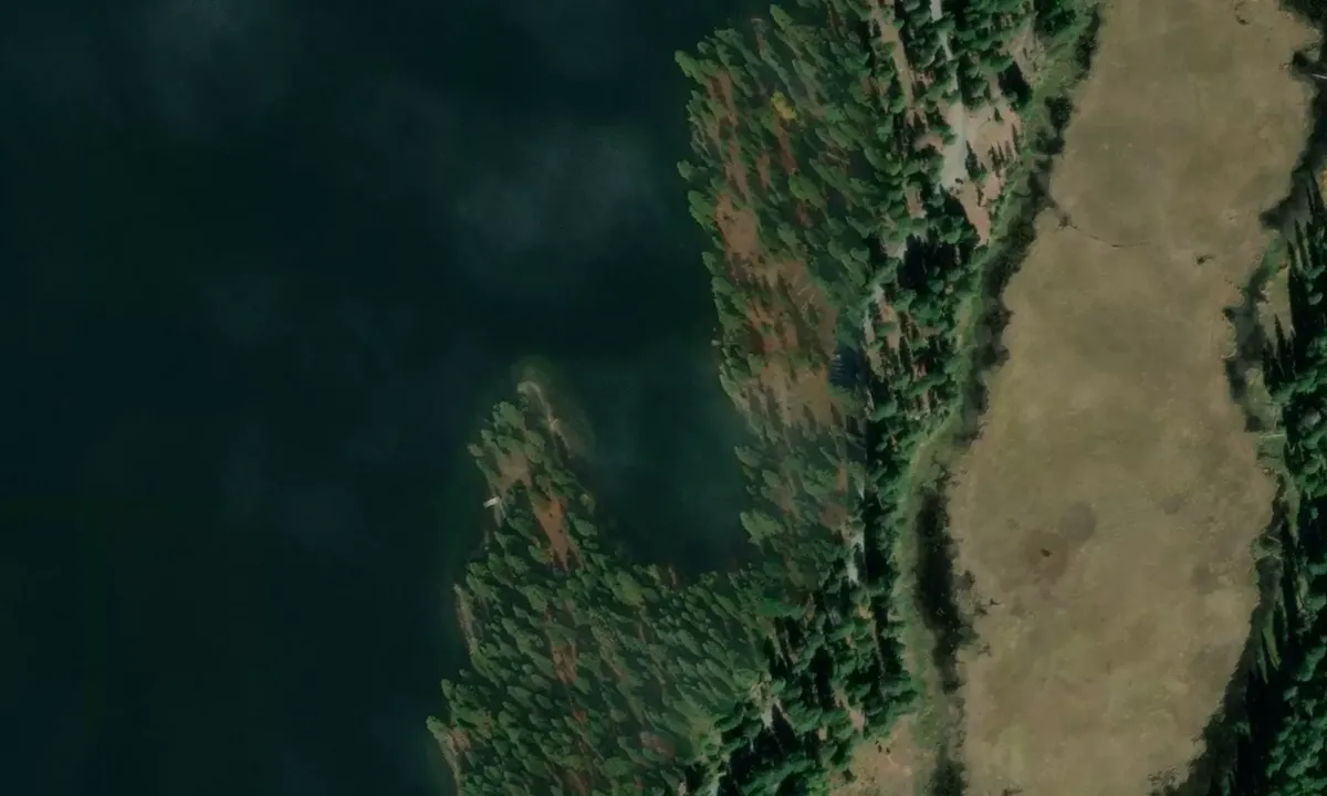 Satelite image of Duck Bay