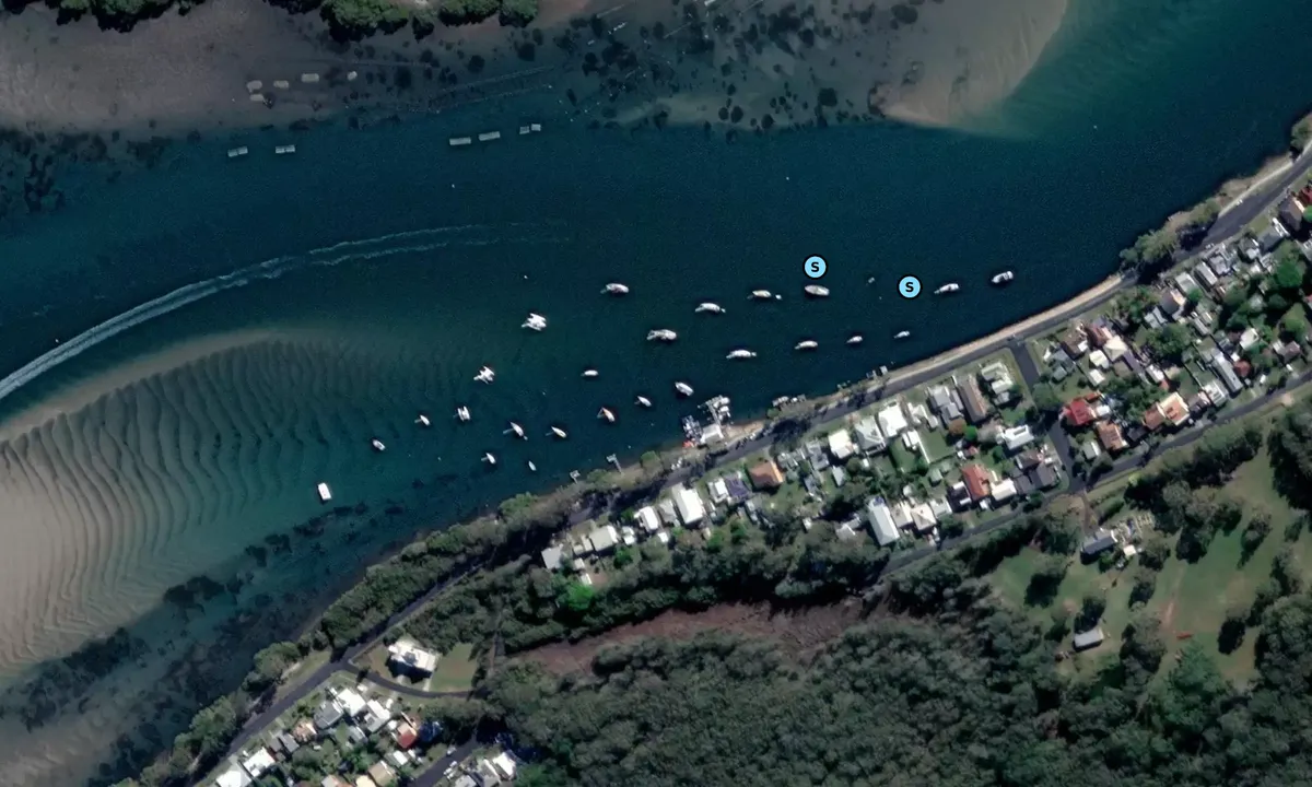 Satelite image of Dunbogan Boatshed and Marina