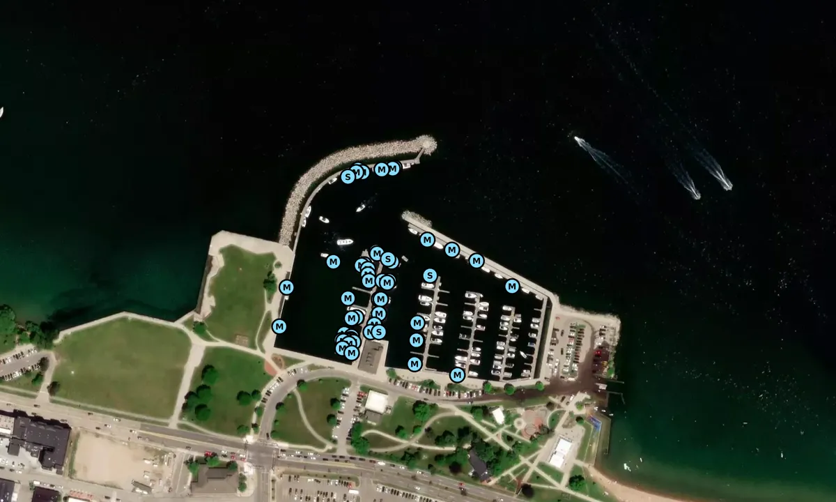 Satelite image of Duncan Clinch Marina