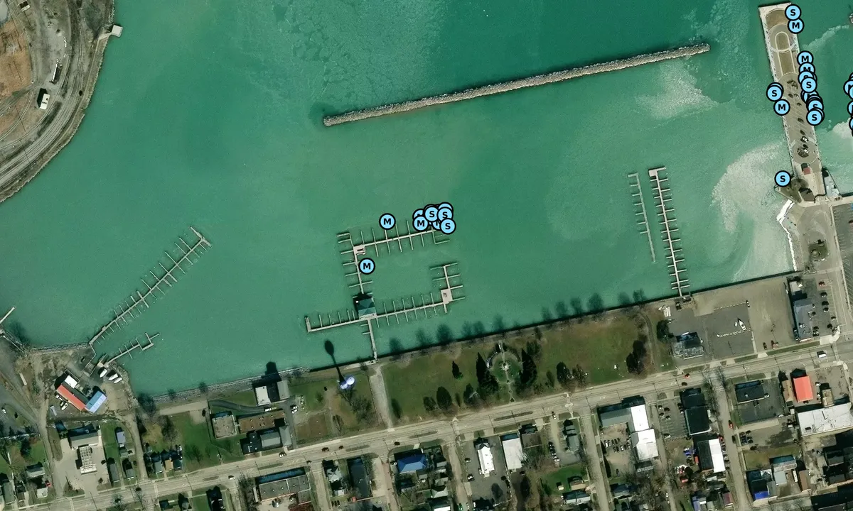 Satelite image of Dunkirk Yacht Club - Chautauqua
