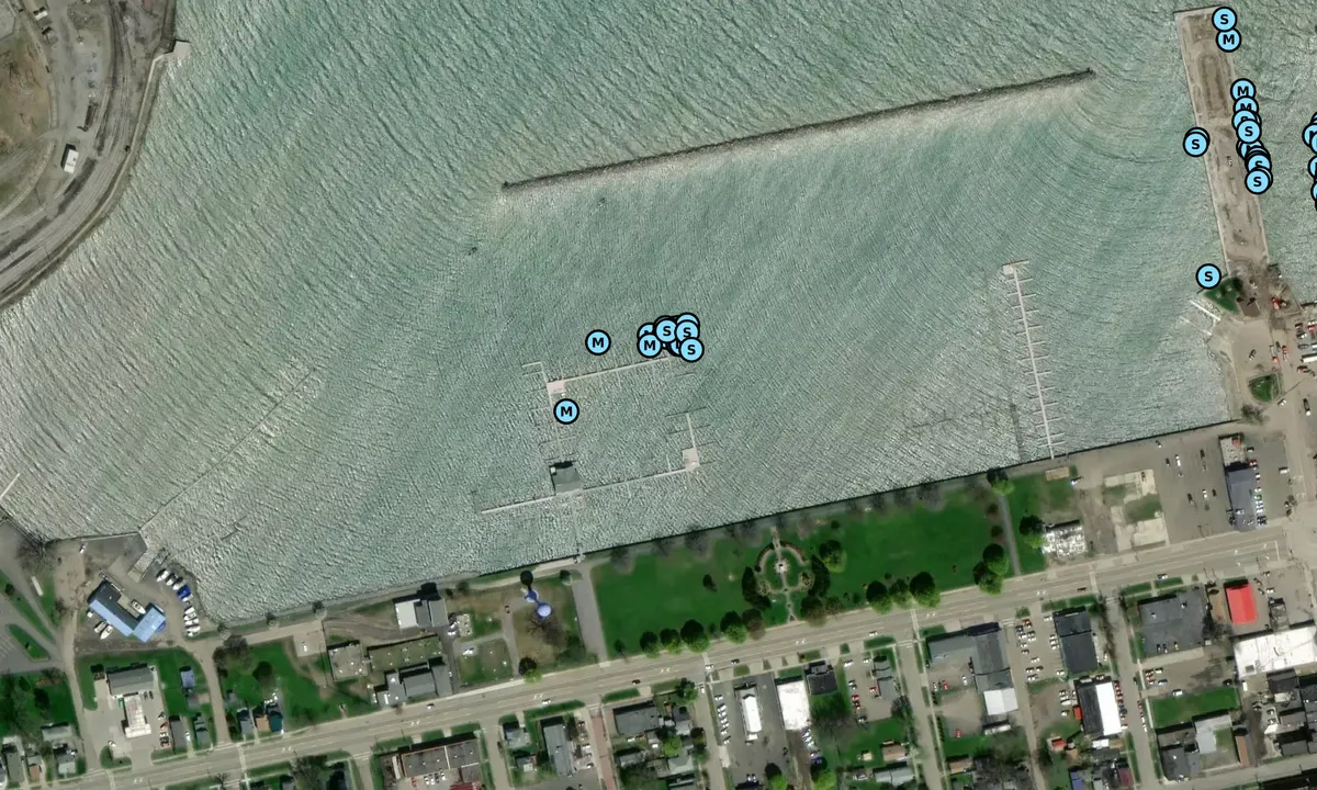 Satelite image of Dunkirk Yacht Club - Chautauqua