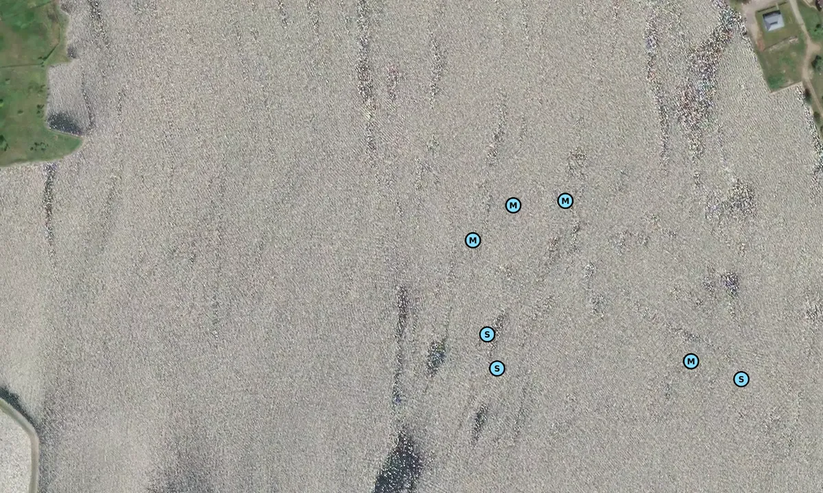Satelite image of Dupont Bay