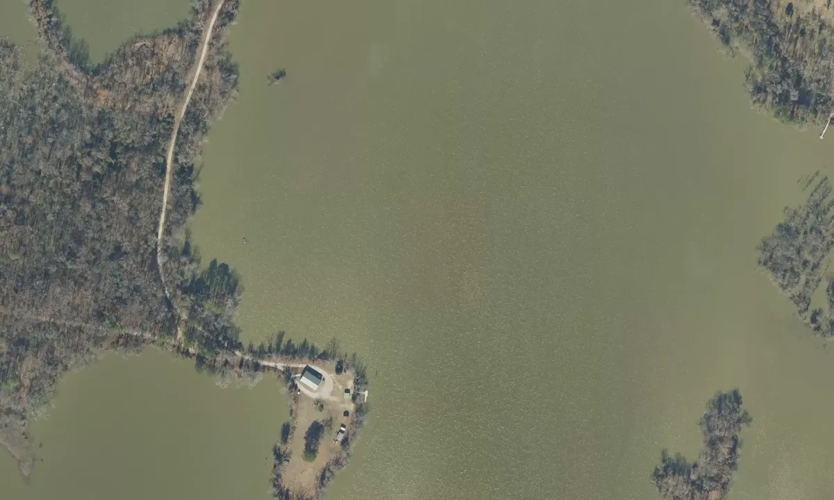 Satelite image of Dutch Gap Conservation Area