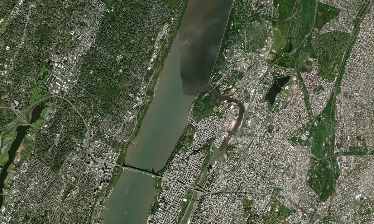 Flyfoto av Dyckman Landing