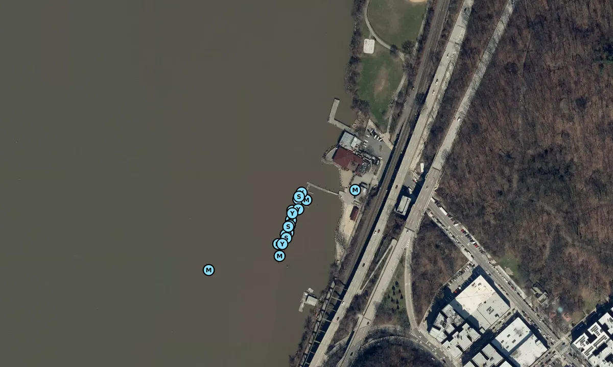 Satelite image of Dyckman Landing