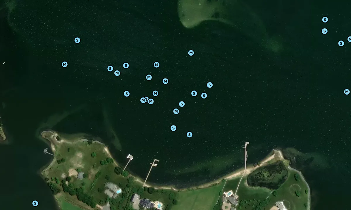 Satelite image of Dymer Creek