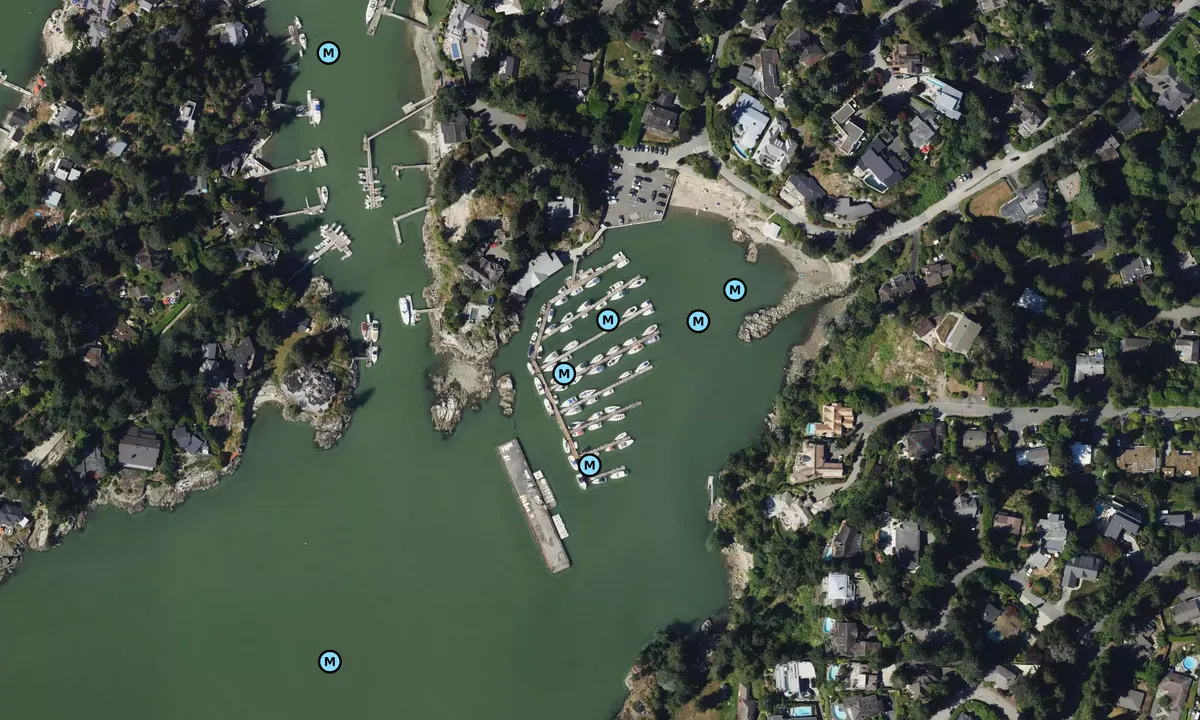 Satelite image of Eagle Harbour Yacht Club - West Vancouver