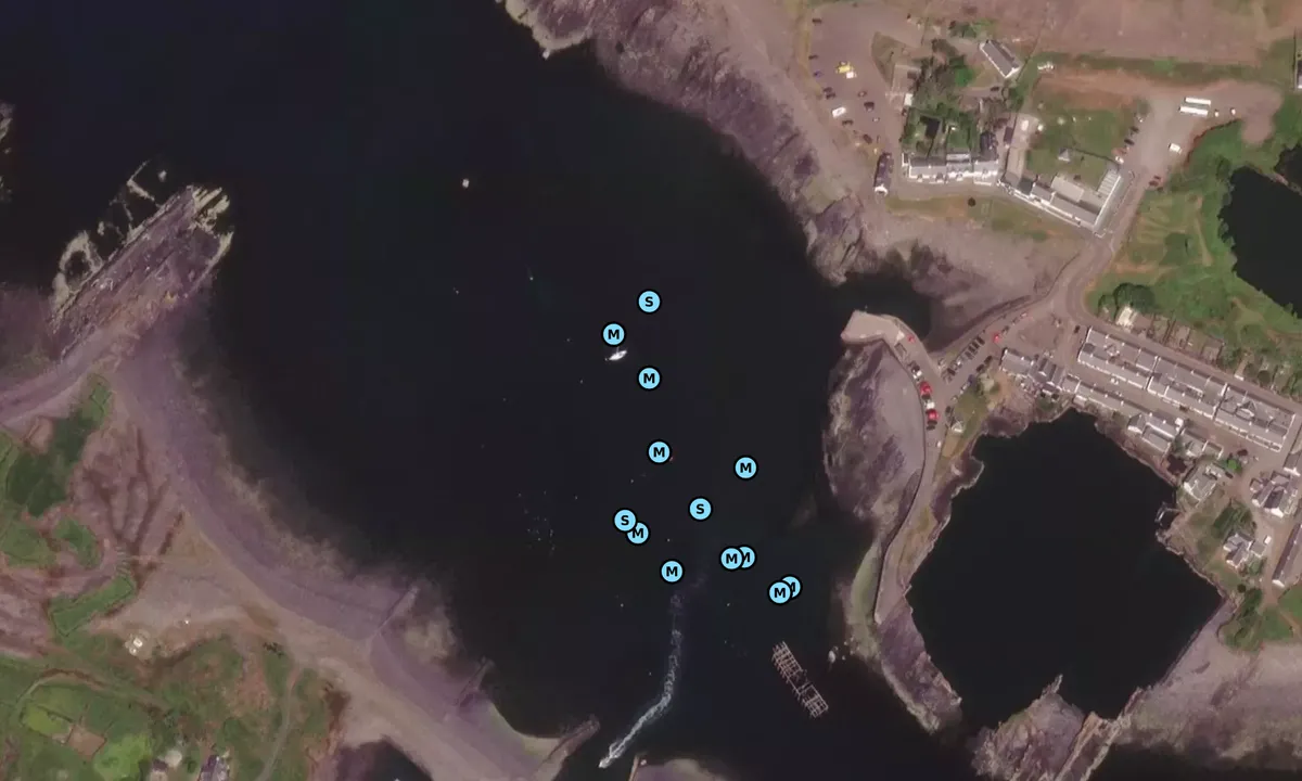 Satelite image of Easdale Sound