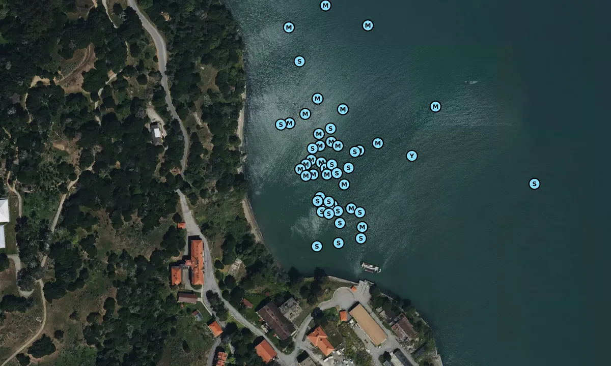 Satelite image of East Garrison (Hospital)