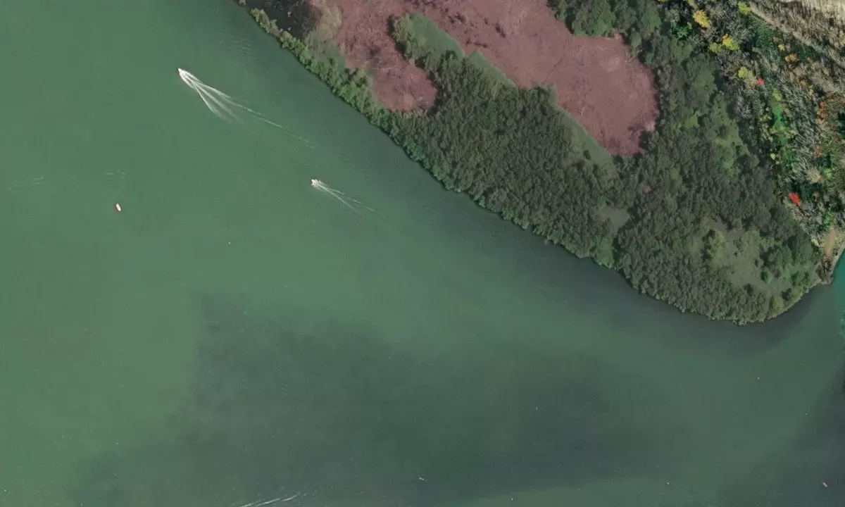 Satelite image of East Harbor - Lakeside Marblehead