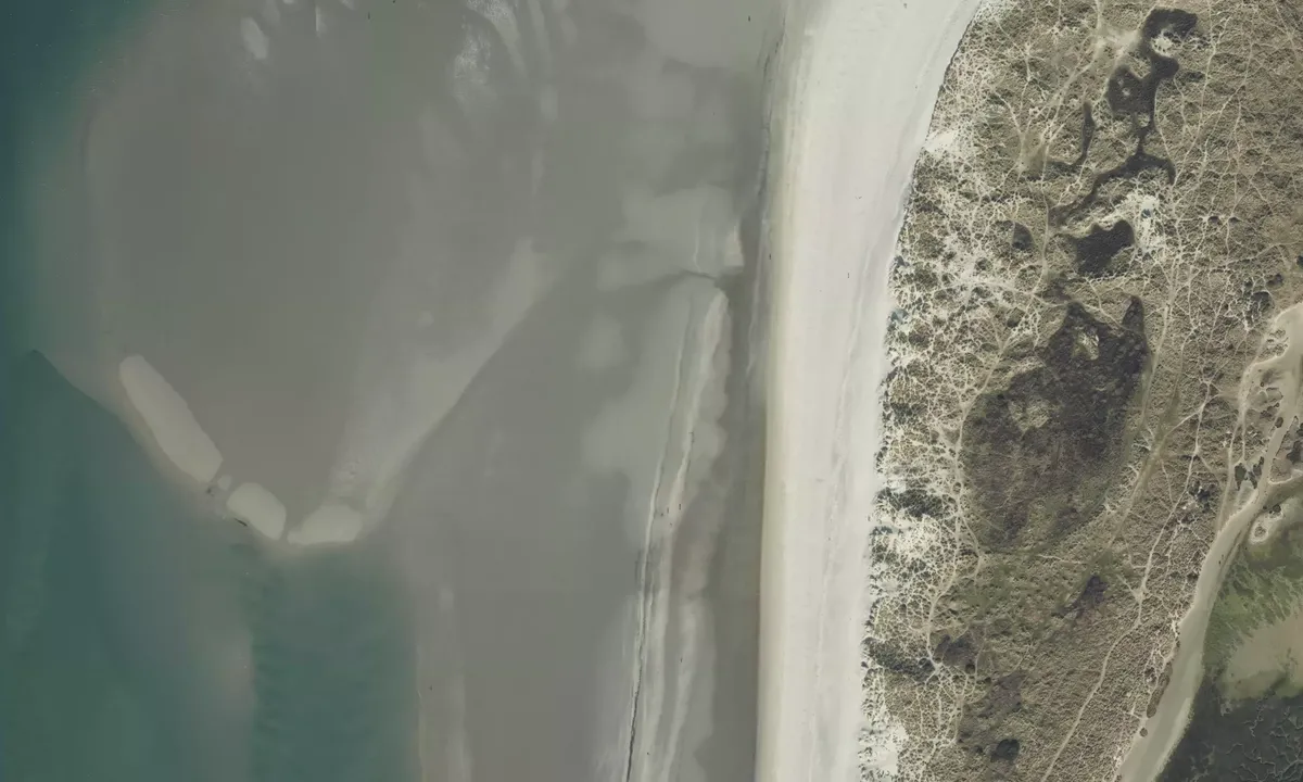 Satelite image of East Head Bay