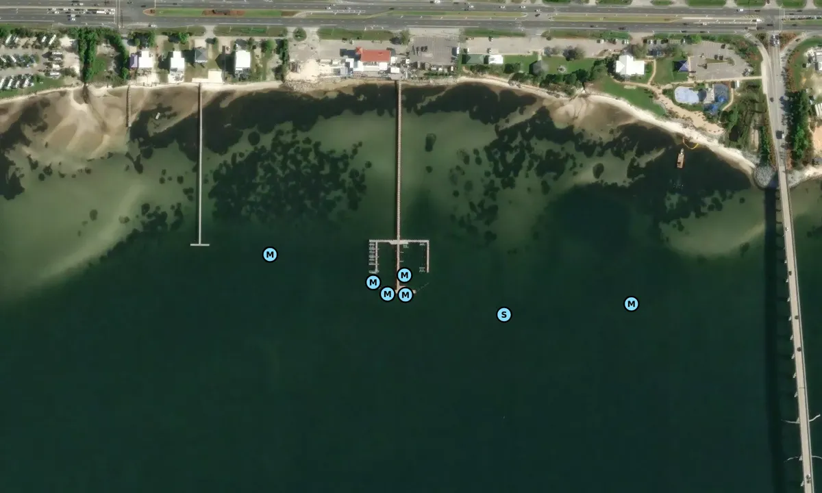 Satelite image of East River Smokehouse Marina