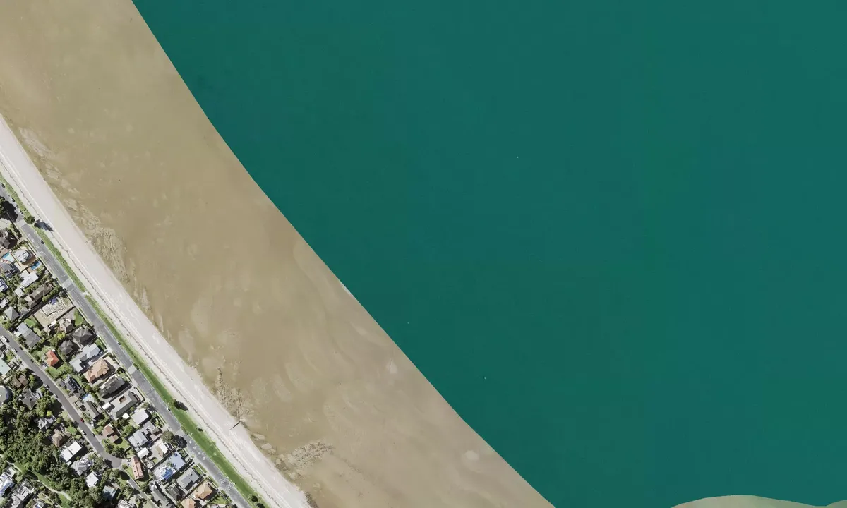 Satelite image of Eastern Beach