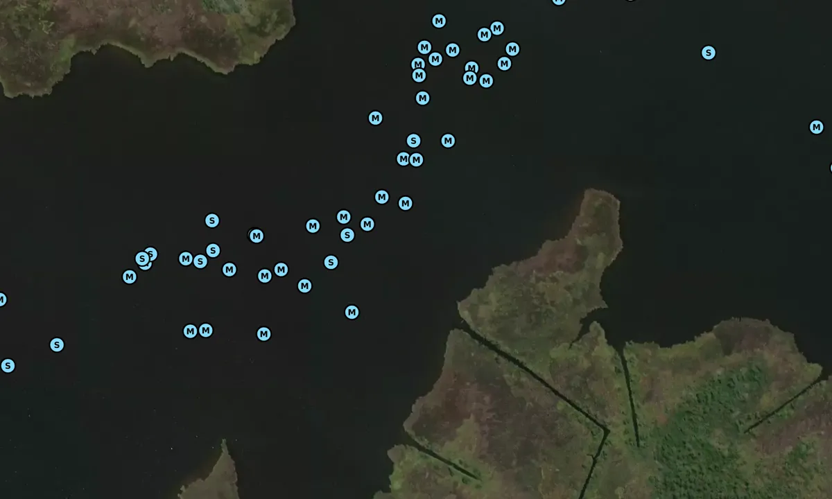 Satelite image of Eastham Creek