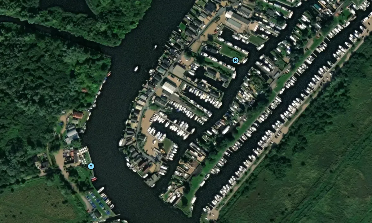 Satelite image of Eastwood Marina