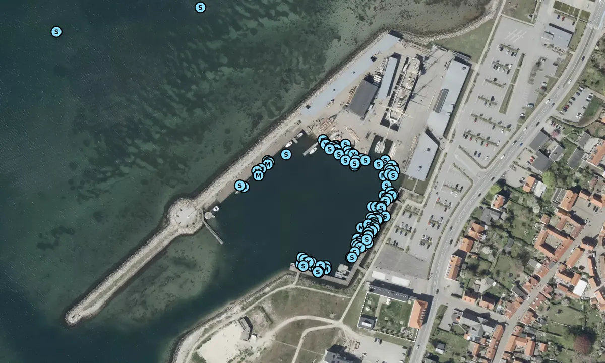 Satelite image of Ebeltoft Trafik- og Lystbådehavn
