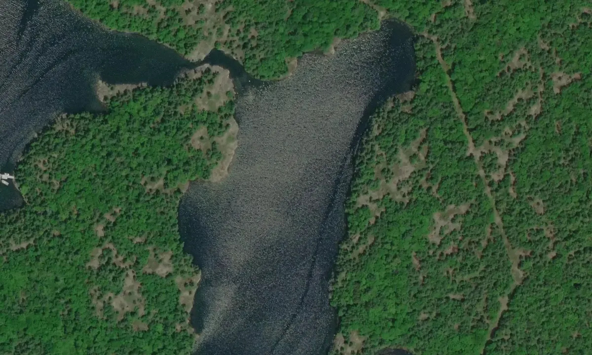 Satelite image of Echo Bay - North