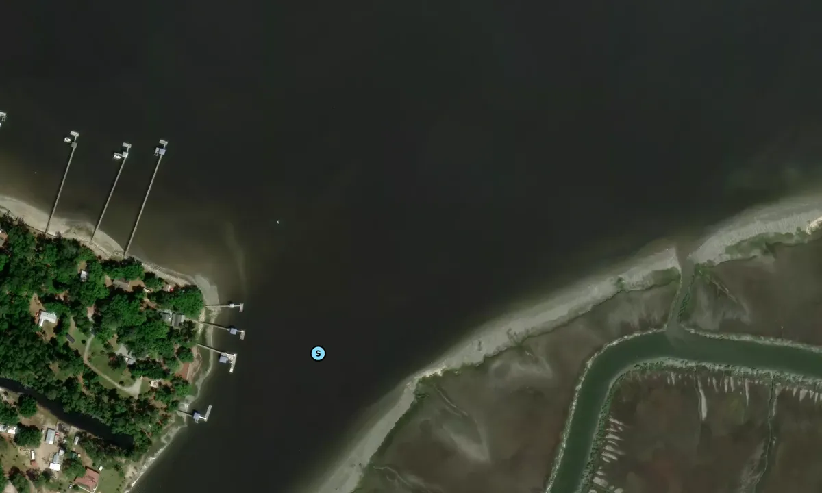 Satelite image of Edding Creek Mouth