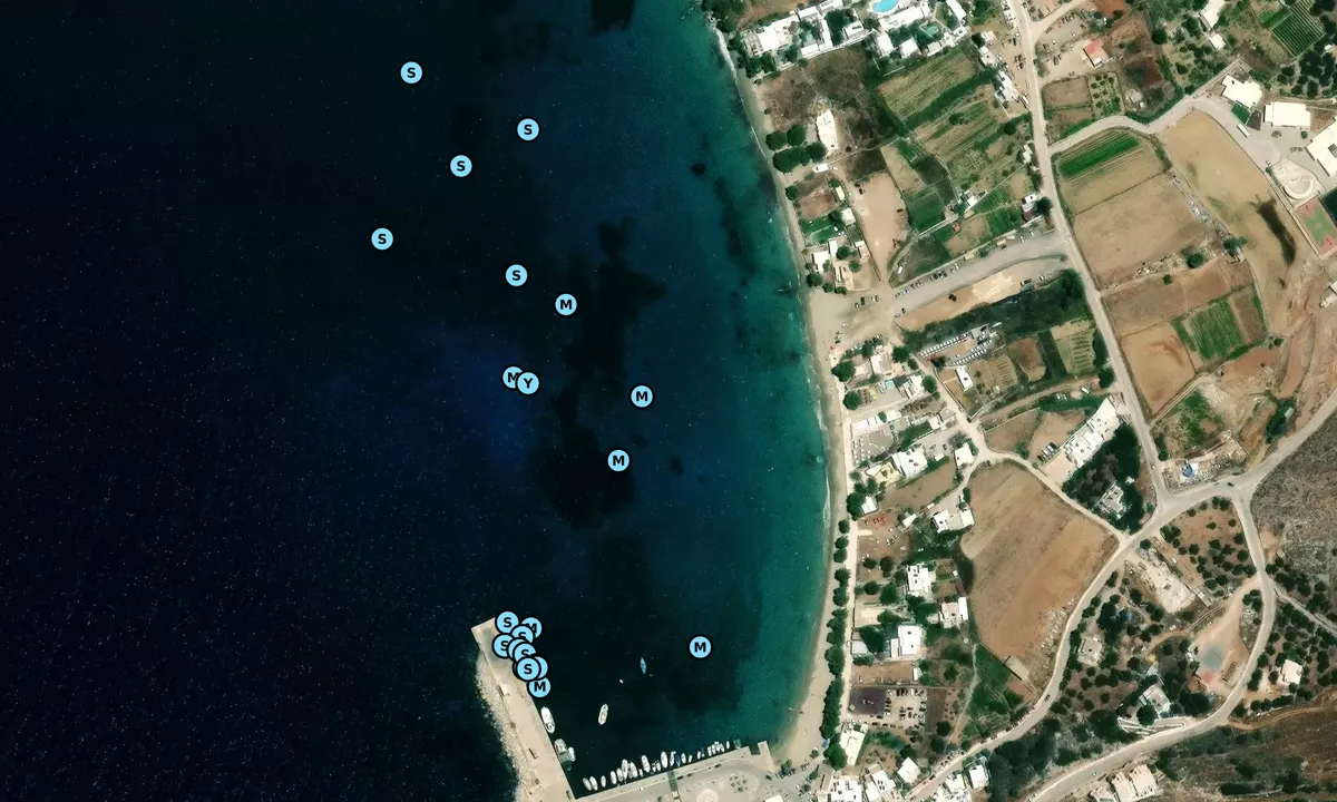 Satelite image of Egiali Ormos