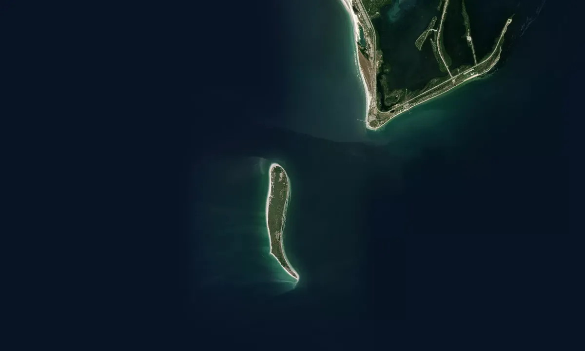 Flyfoto av Egmont Key - 2