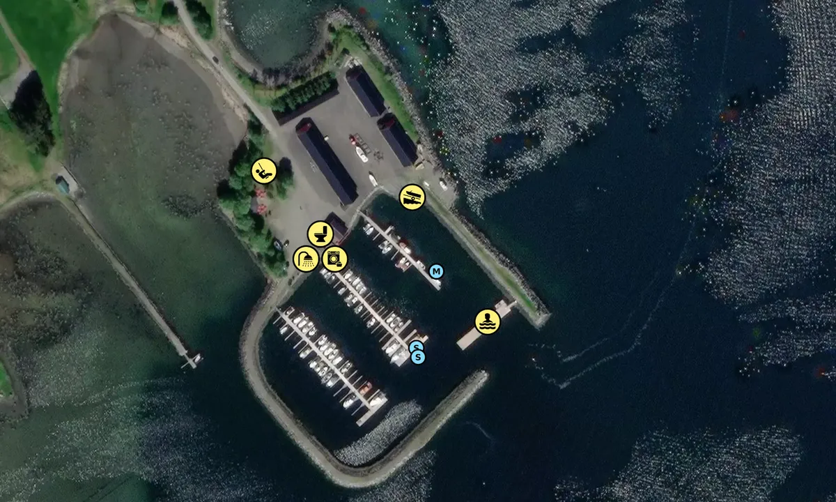 Satelite image of Eide Båthavn