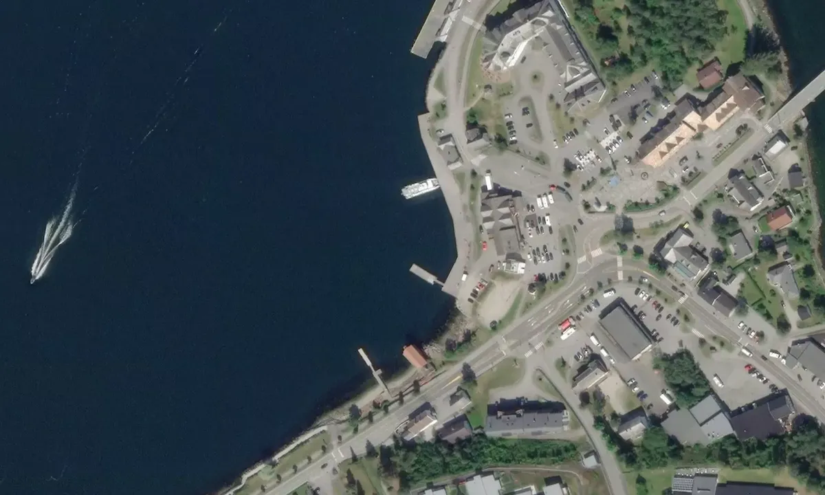 Satelite image of Eidfjord Båtlag og Småbåthavn